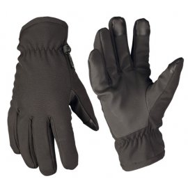 Black Gloves SOFTSHELL THINSULATE 